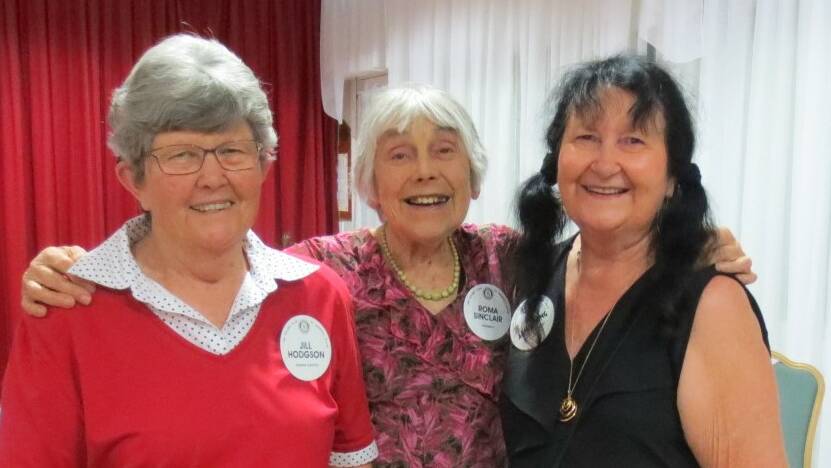 Rotary's International night organisers Jill Hodgson, Roma Sinclair and Sue Armstrong. Contributed. 