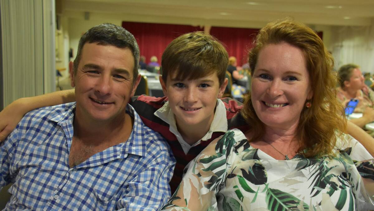 Anthony and Belinda Wilson with son William out to dinner to celebrate their 22nd Wedding anniversary. 