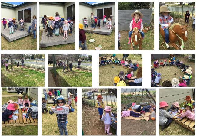 Grenfell pre-school children and staff enjoyed a number of fun activities while raising much needed funds for Aussie farmers doing it tough. Collarge supplied