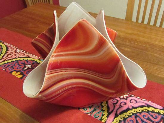 Glass works by Elaine Marshall will feature at this year's Festival Art Exhibition. Image supplied 