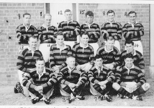 The South West Zone side, that featured representatives from Grenfell Rugby Union,  competed against the New Zealand All Blacks in 1957.