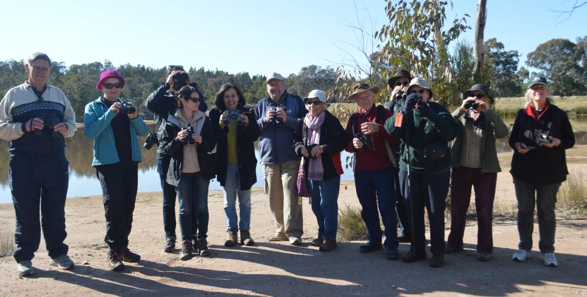 This keen group of bird watchers enjoyed perfect conditions for their event last Sunday, September 17, at Company Dam.