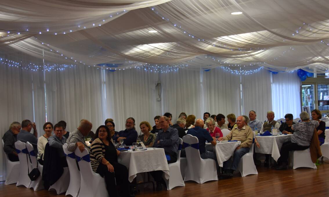 A huge crowd was in attendance for the evening 'Meet and Greek' dinner at the Bowling Club.