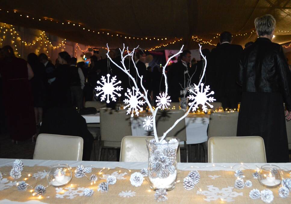 The table decorations were stunning.