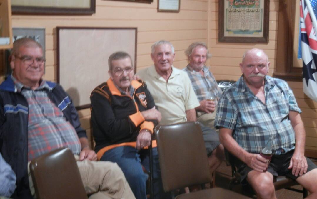 Some of the RSL members at their meeting on Tuesday evening making plans for ANZAC Day.   