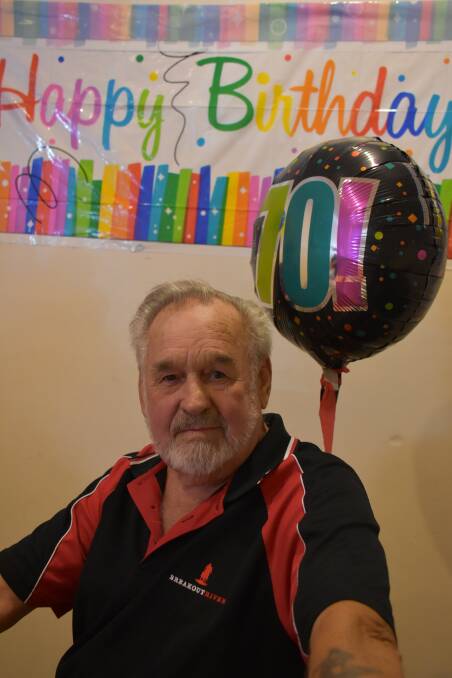 Jack Holland at his surprise 70th birthday party. 