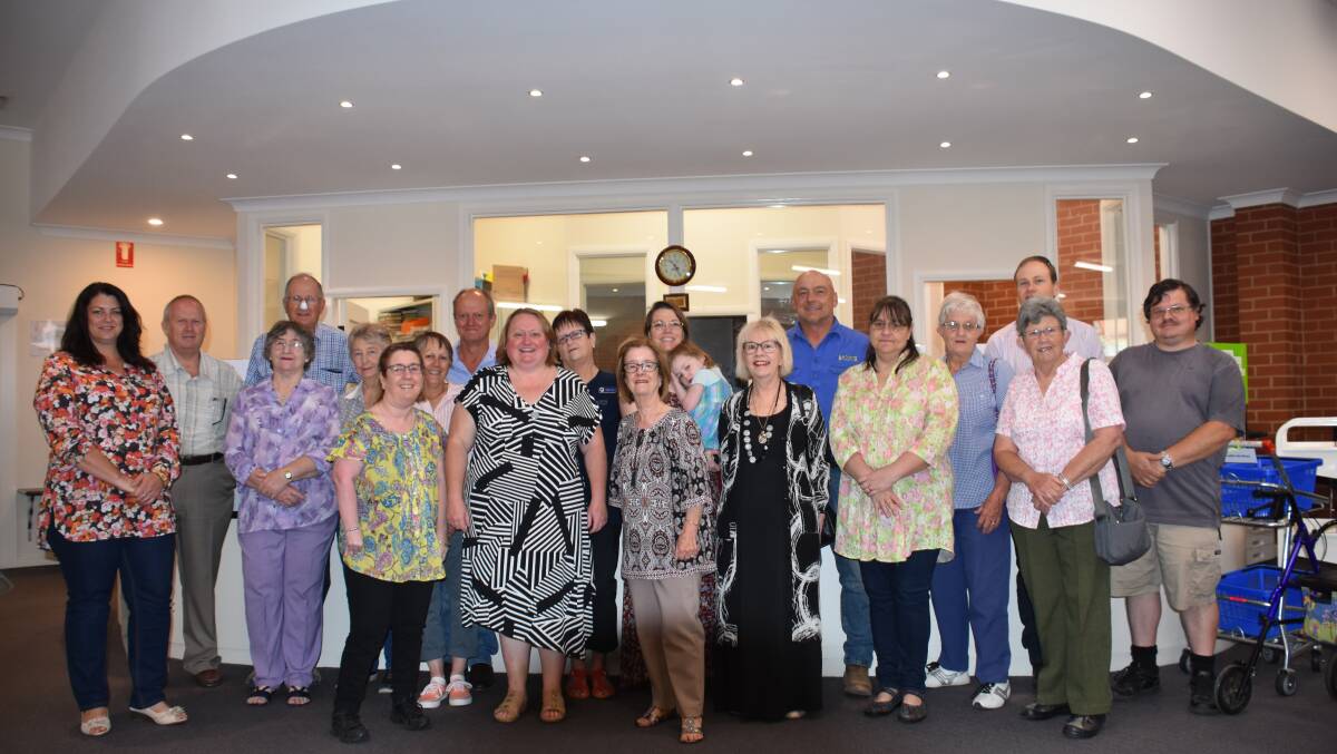 A large group of library volunteers were present for the official re-opening of the library along with shire councillors and mayor Mark Liebich. 