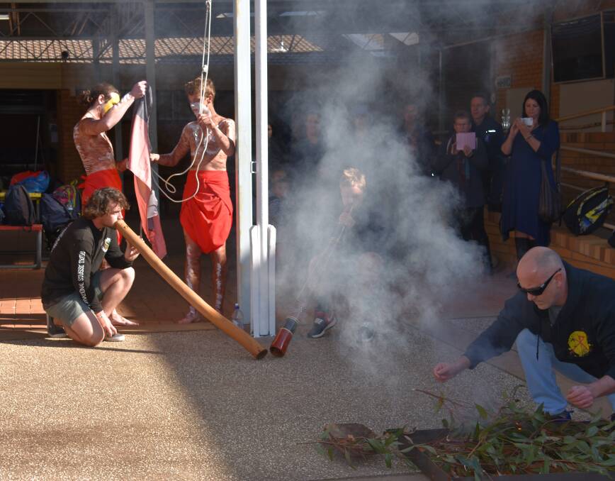 The Smoking Ceremony was conducted by Troy Merhton. 
