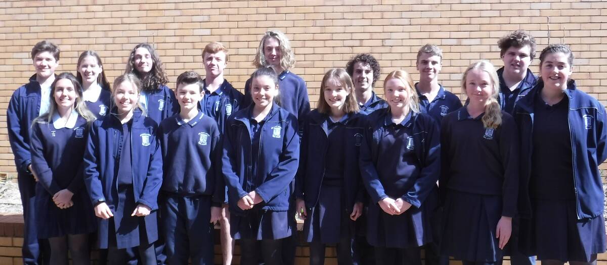 The Henry Lawson High School 2019 student leaders. Photo THLHS