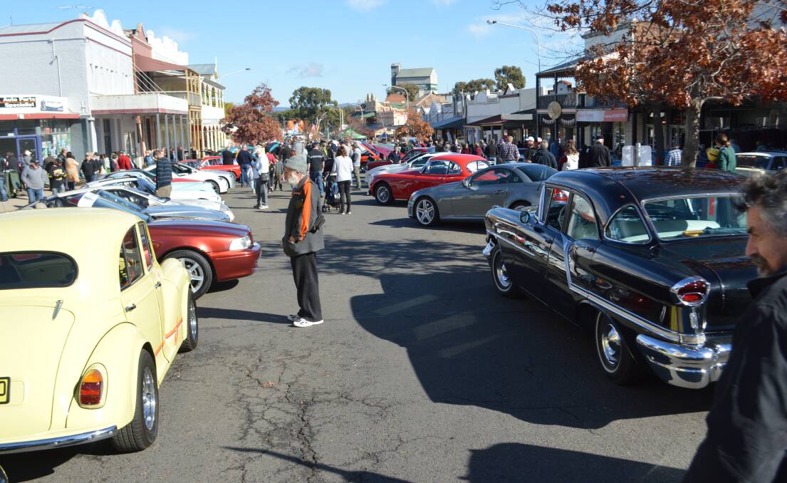 The annual Festival Car Show continues to draw huge crowds to lower Main Street on the festival Sunday. 