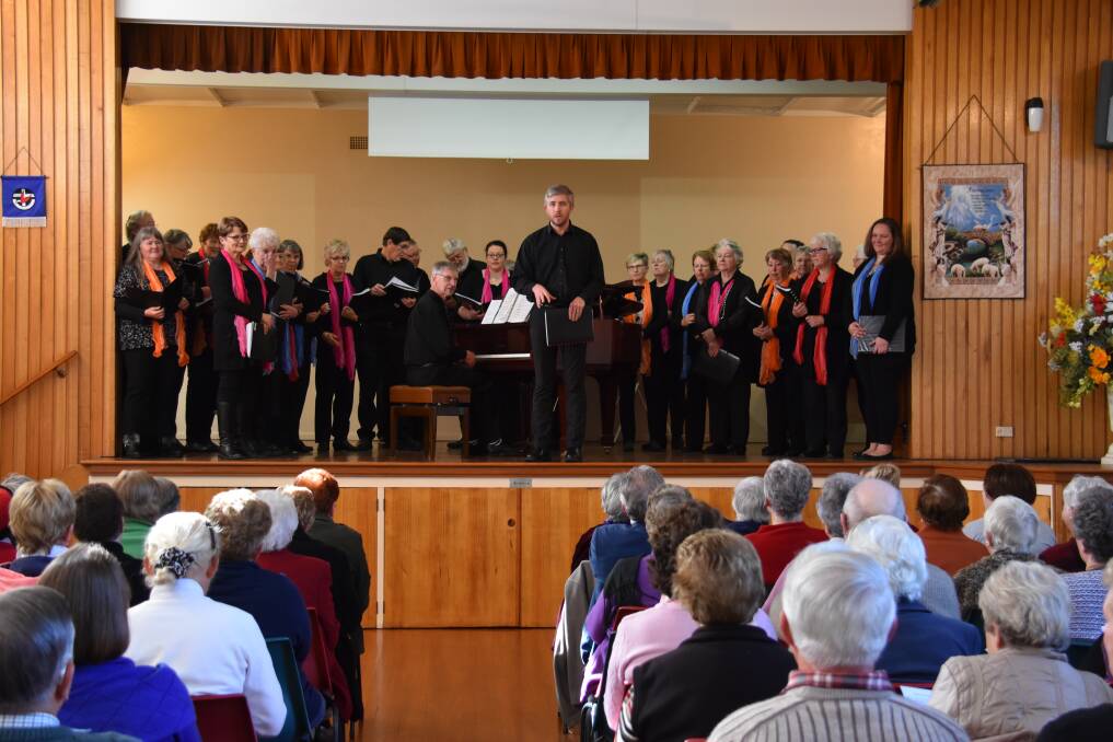 The talented Hilltops Choir entertained the huge crowd with their performance at the Music Club concert on Saturday August 4. 