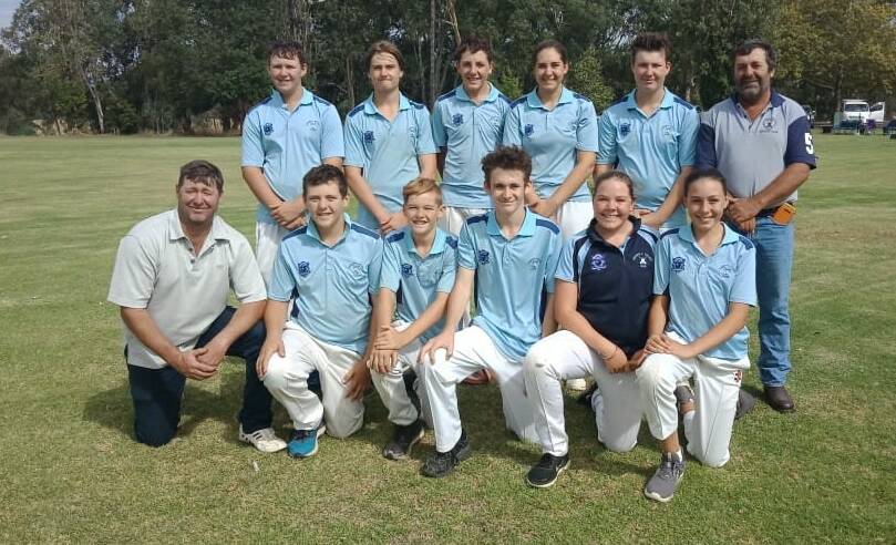 JUNIOR CRICKET: The Stage 3 Grenfell Bradmans took on the Cowra Sixers in the 2019 season Grand Final at Twigg Oval last Saturday. Image supplied   
