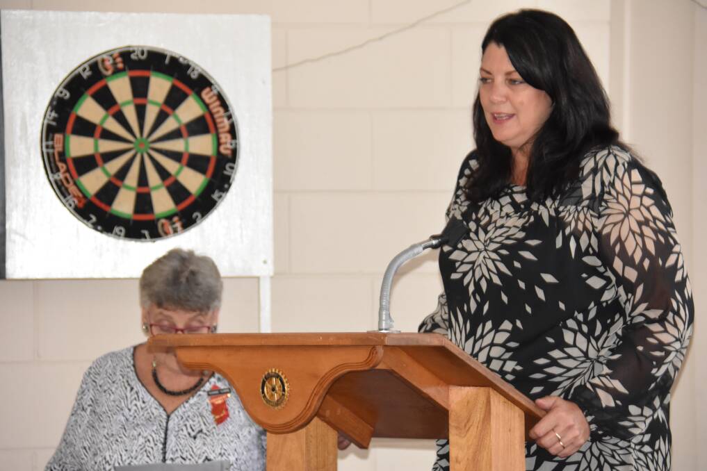 Cr Carly Brown sang the National Anthem and also officially opened the meeting on behalf of the Weddin Shire Council.