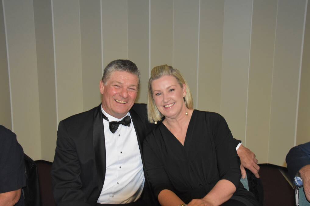 Craig and Kelly Bembrick at the Grenfell RSL 'Dining In Night'. 
