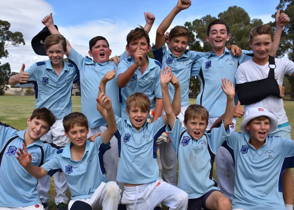 WINNERS: Congratulations to the Grenfell Thunder U12s level two cricket team who took out the 2018 grand final in Grenfell on March 23. 