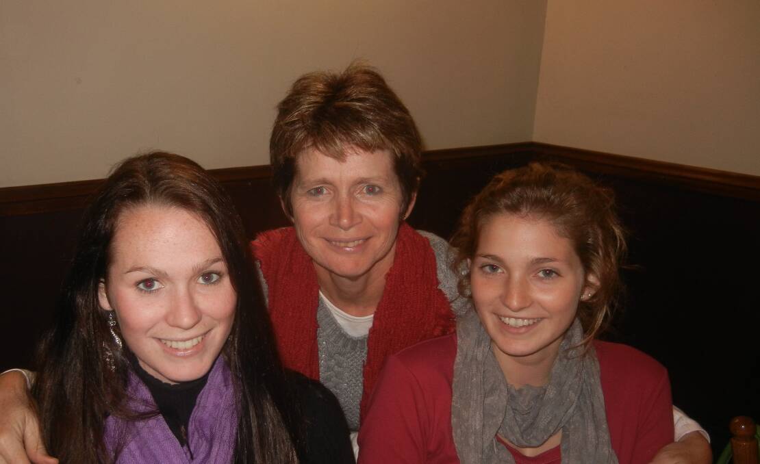 Ingrid, Kathy and Hilary McKellar 2012.
