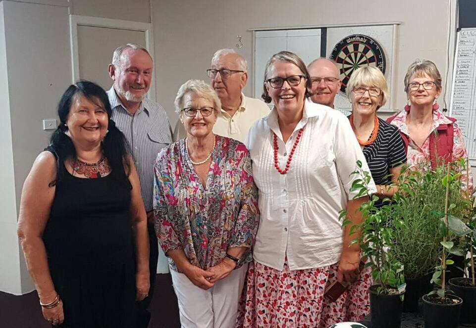 WINNERS: 'The Country Cousins' Hayley Griffiths, Sue Armstrong, Pam Livingstone, Hugh Moffit, John and Jenny Hetherington, Gloria Harris and Bob Kerr. Image supplied
