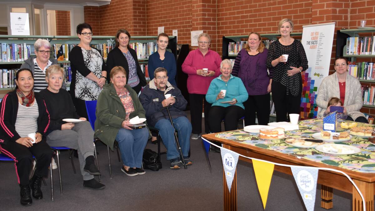 A number of residents came along to join in the Grenfell Library's 'Biggest Morning Tea' last Thursday, May 24.