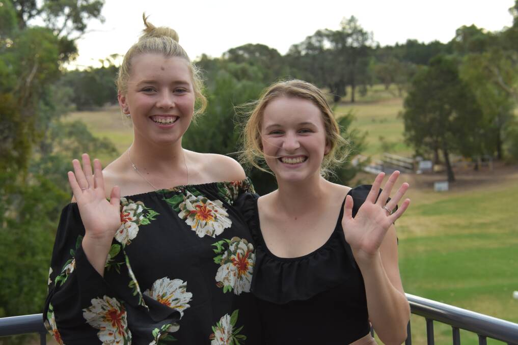 Friends and family farewelled Grace Kelly and Madison Knight as they head off to Uni.