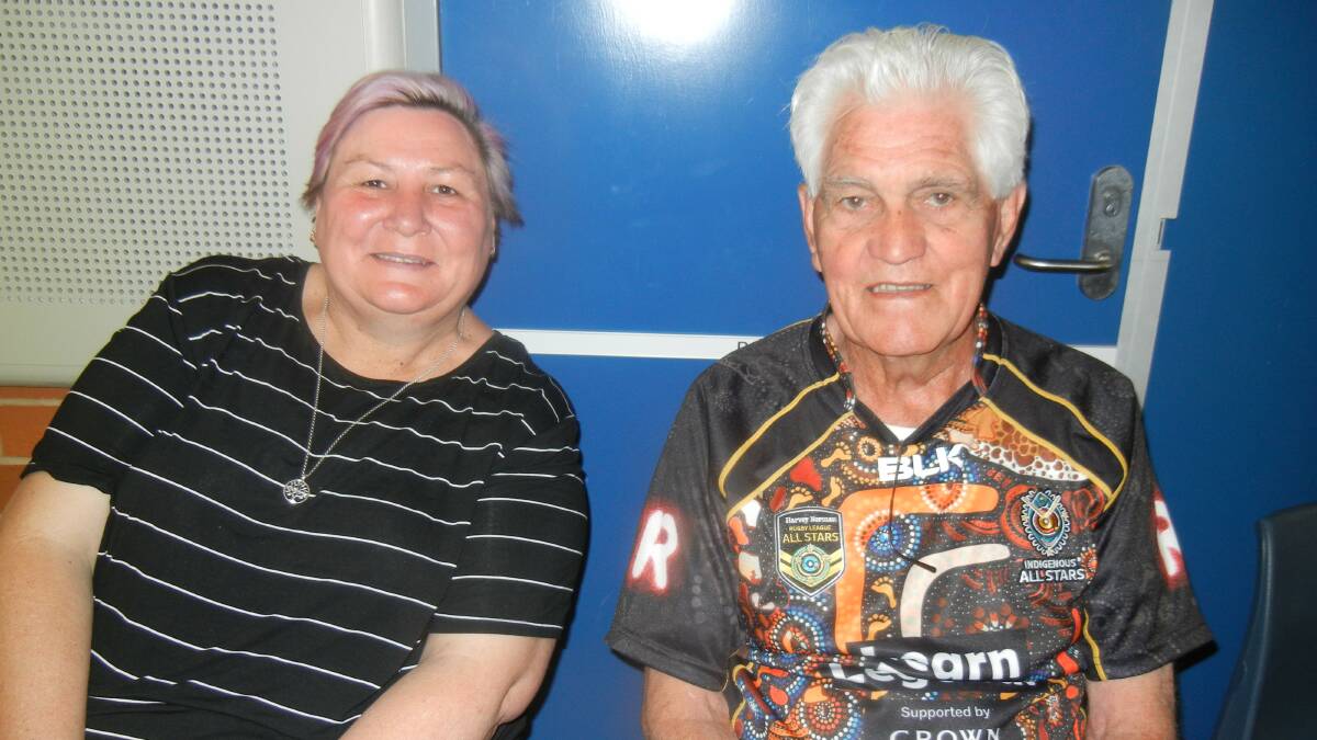 Donna Haines – Wiradjuri Language Teacher with Terry Carroll of Grenfell.
