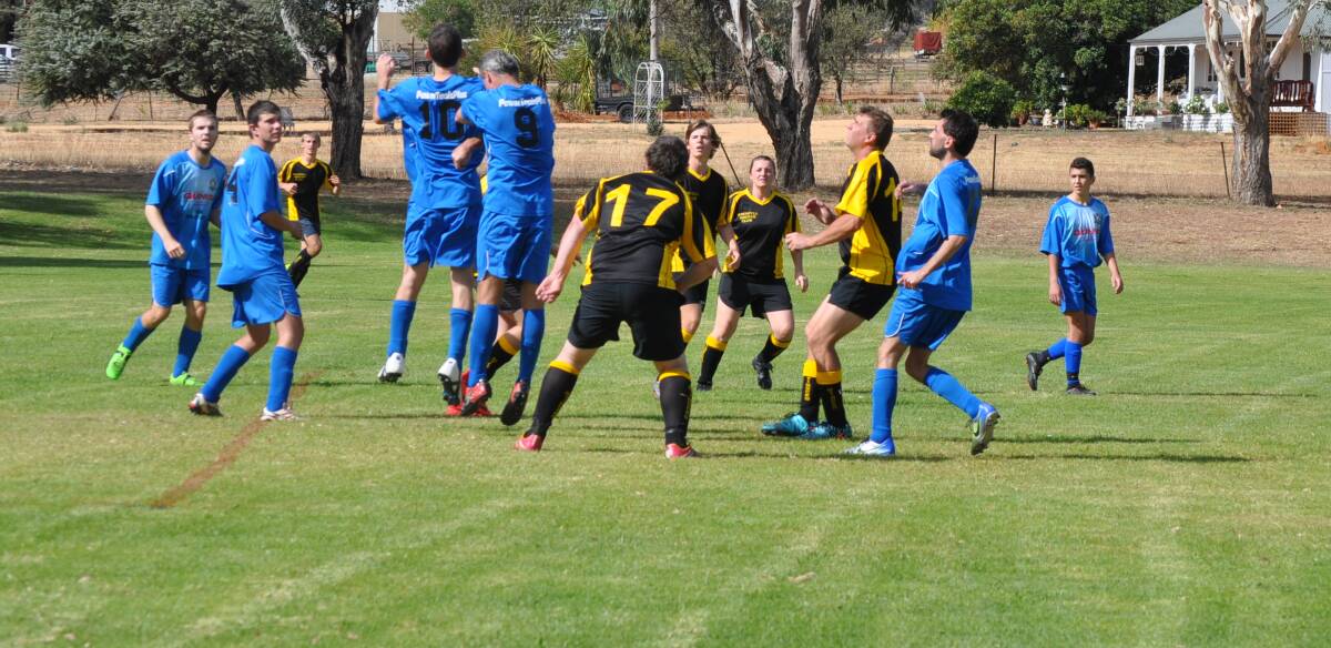 Grenfell Stingers draw with Parkes in 12 goal thriller. Photo supplied 