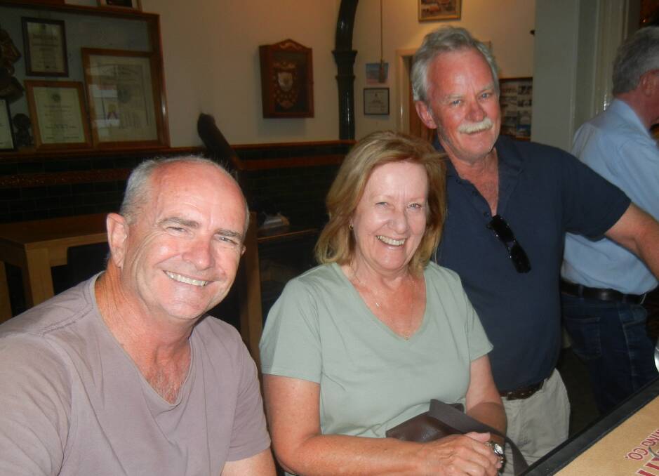 Paul Moran, Kathy Williams and Chris Moran.