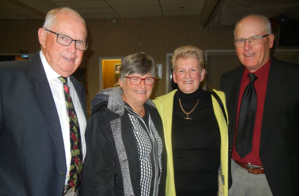 (L-R) Peter and Judy George with Penne and Keith Starr at the Festival Awards dinner. 