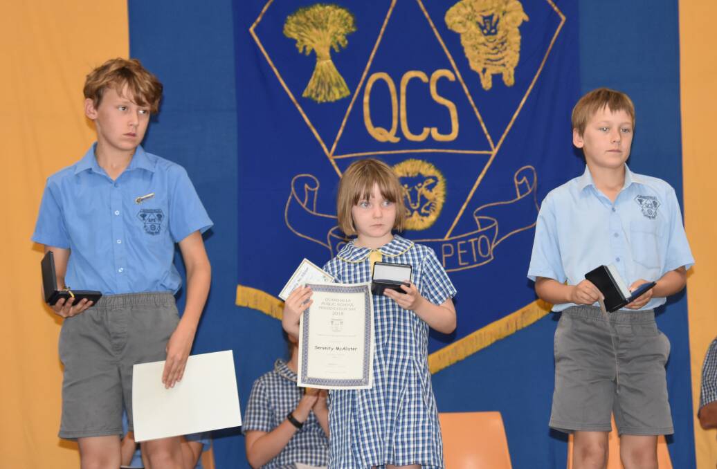 Stage 1 Literacy Award went to Serenity McAlister, Stage 2 Literacy award was presented to Monty Ryan and Stage 3 went to Reuben Ryan.  