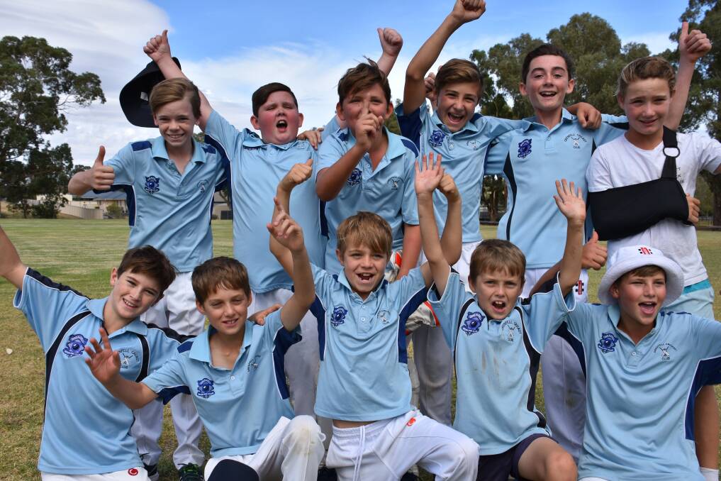 JUNIOR CRICKET: The Grenfell Thunder win the 2018 Grand Final. 