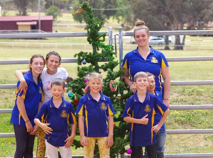 Members from the Grenfell Pony Club during their end of year celebrations. Photo GPC