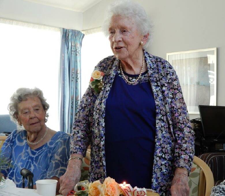 Kath Smith OAM celebrating her 97th birthday. (Cont) 
