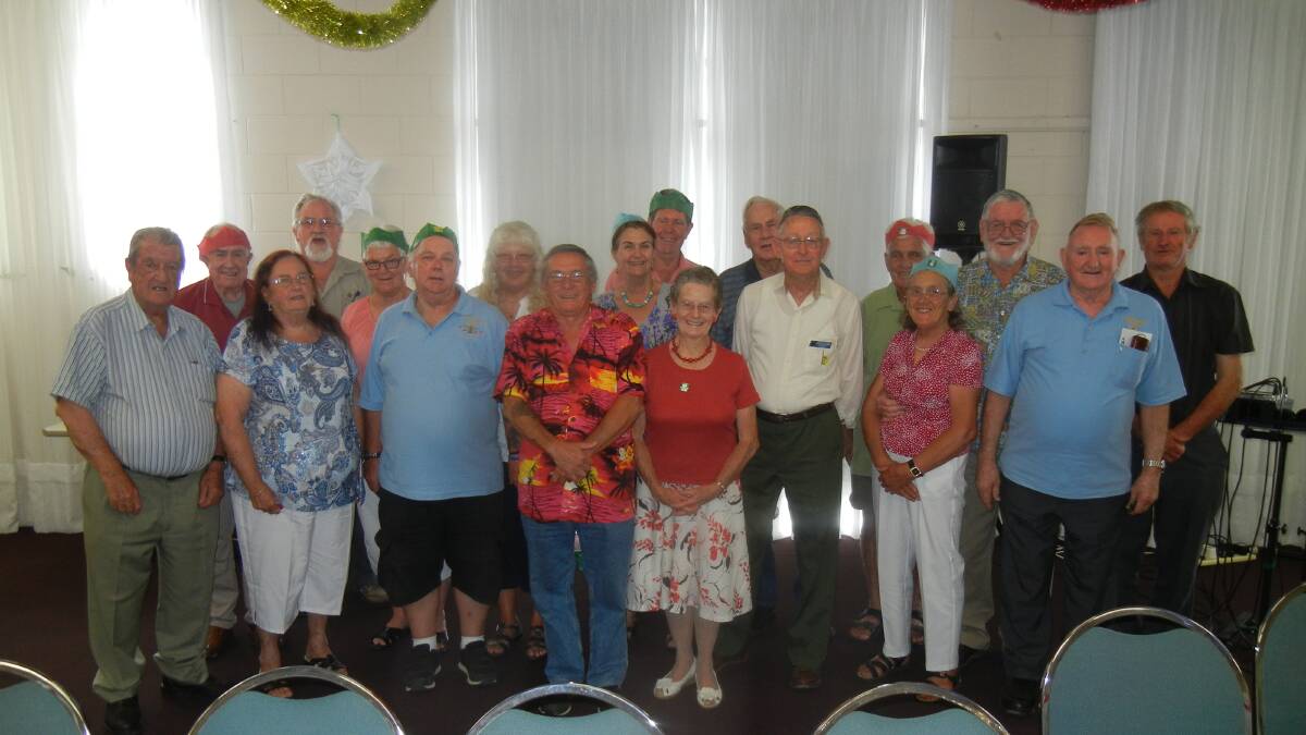 Members and partners of the South West Group National Servicemen's Assoc at their Christmas gathering. 