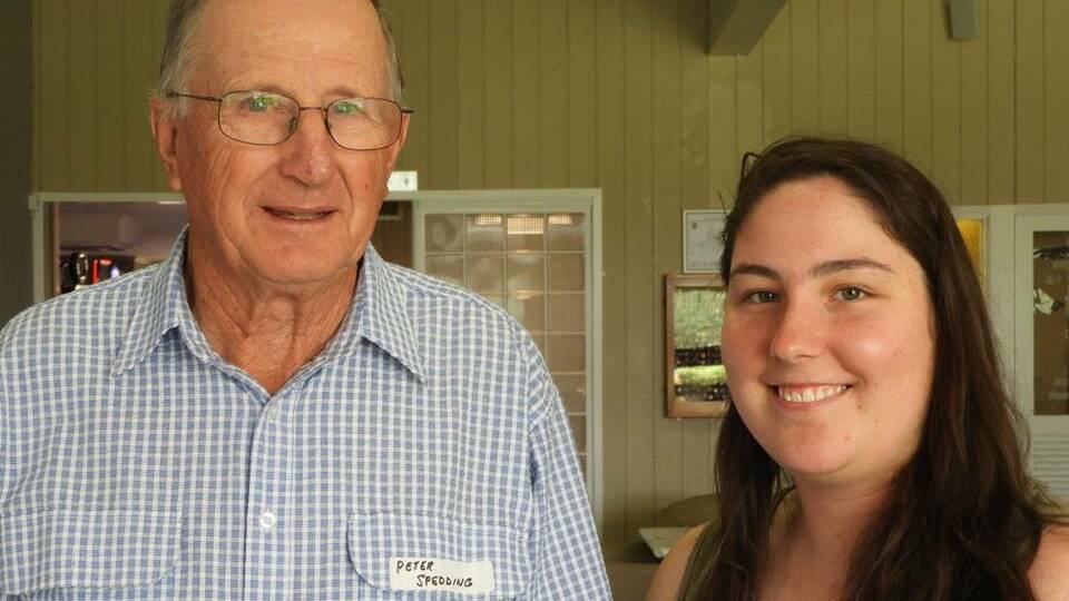 2019 recipient Grace Best with president of Grenfell CEF Peter Spedding. 