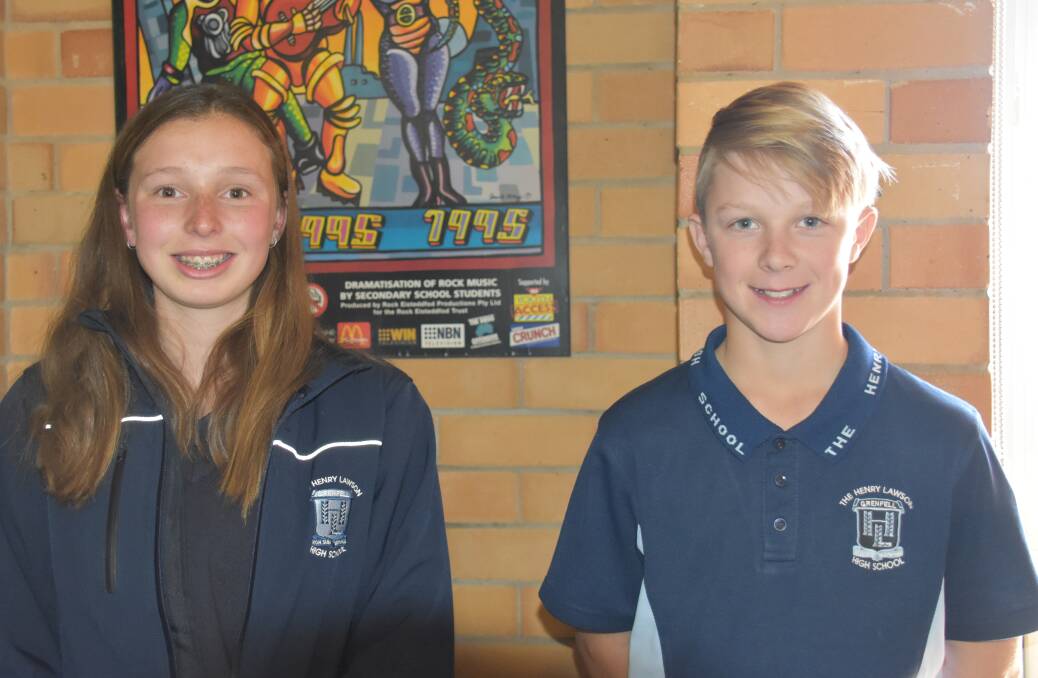 Nikki Chalker and Tyler Byron during the ACYP Youth Forum held at THLHS on Wednesday July 25.