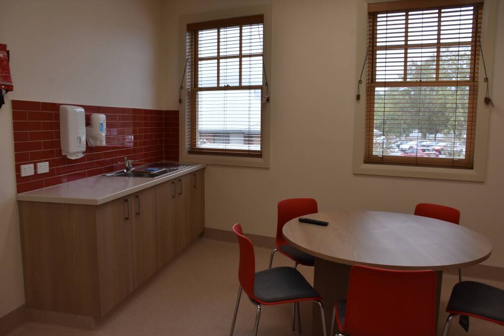 The inside of the new Medical Centre comes complete with modern fixtures and colour themes. 