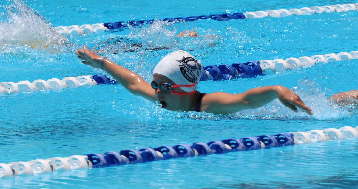 Genevieve McClellend placed second in the 50m butterfly and third in the 100m butterfly at the Canowindra Development Carnival at the weekend. Image supplied 