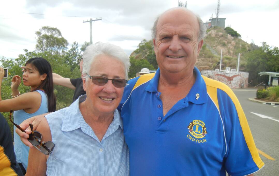 The Bowerman's relations Liz and Graham Mackay from Croydon Lions Club Victoria at the Townsville Convention.