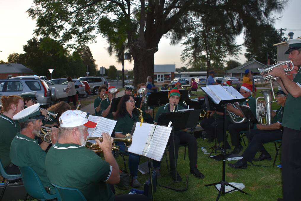 The Grenfell Town and District Band entertained the crowd with classic Christmas carols at the 2018 Combined Service Clubs' Christmas Carnival.