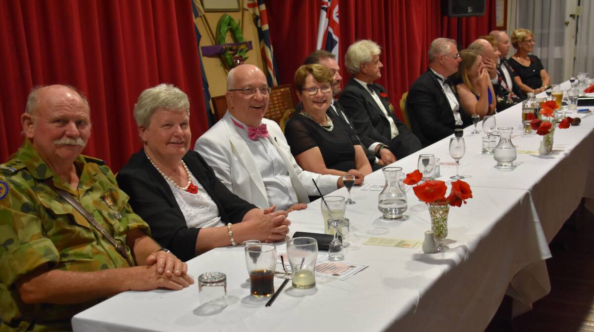 A large crowd was in attendance for the Grenfell RSL Dining in Night at the Bowling Club on Saturday, November 11.