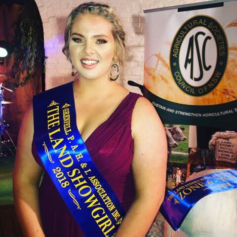 GRENFELL 2018 SHOWGIRL: Tara Anderson attended the Zone 6 The Land Showgirl judging hosted by Young Show Society last Saturday February 16. Image Carly Brown 