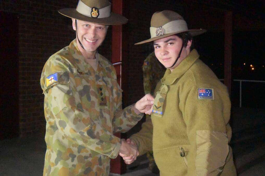 Congratulations to Cadet Jacob Smith who was promoted to Lance Corporal. 