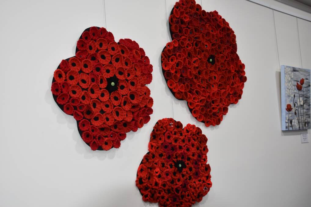 The poppy art is well worth viewing. 