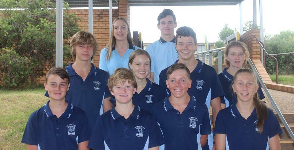 2018 THLHS Swimming carnival age champions. Photo THLHS.