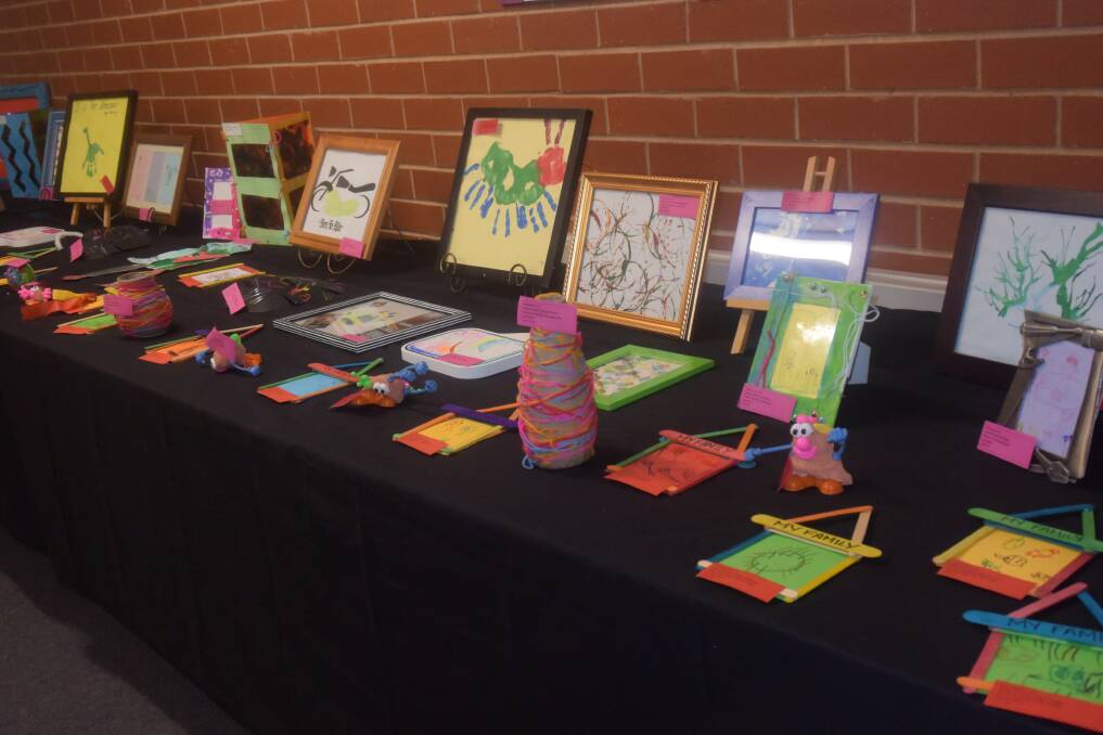 The art tables were very impressive.
