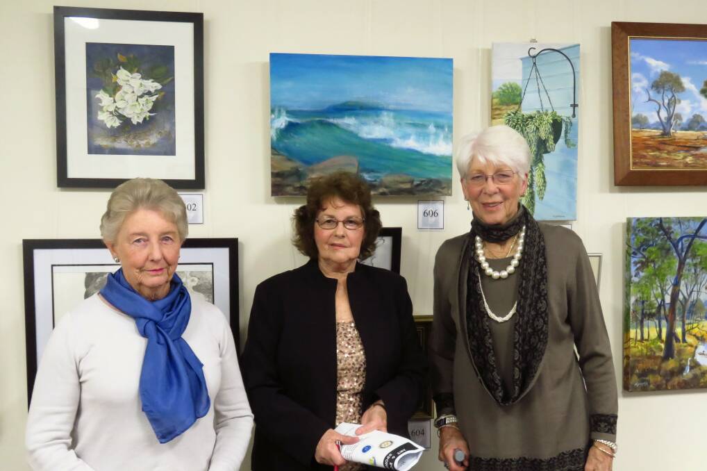 Local winners Judith Spedding, Beverley Lappan and Patricia Brus.