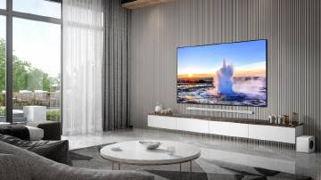 The average-sized TV in Australian homes is expected to be 85-inches and bigger into the future and Samsung is leading the way with its Neo QLED 8K Smart TV. Soundbar sold separately. Image simulated for illustrative purposes. Picture supplied by Samsung 