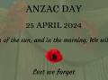 Weddin Shire commemorates Anzac Day
