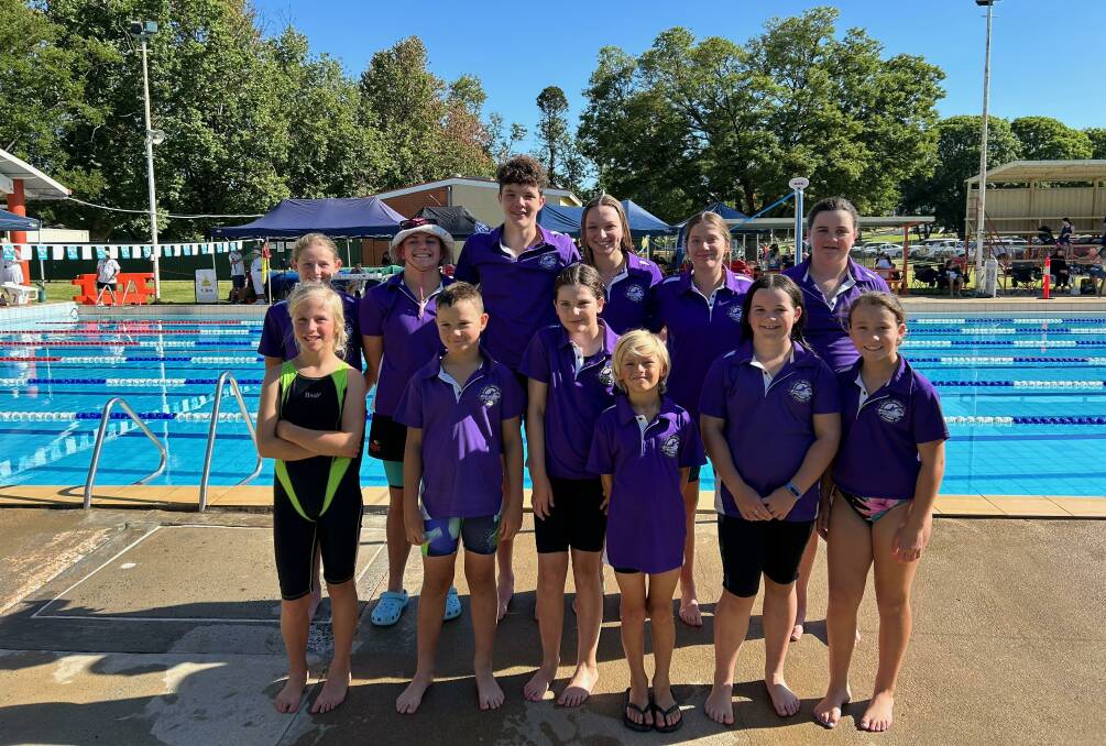Members of the Grenfell Amateur Swim Club found success at Cowra's swimming carnival. Image supplied.