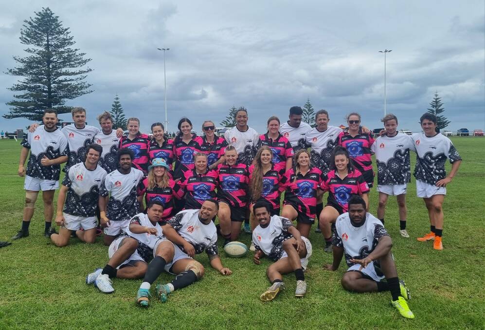The Grenfell Rugby Union Club were well represented at the Kiama Sevens tournament. Image supplied.