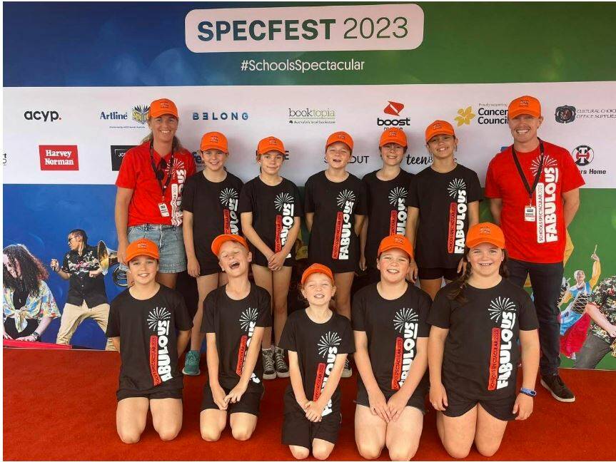 The talented Grenfell Public Marimba Ensemble travelled to Sydney to perform at Spec Fest as part of the School Spectacular. Image supplied.